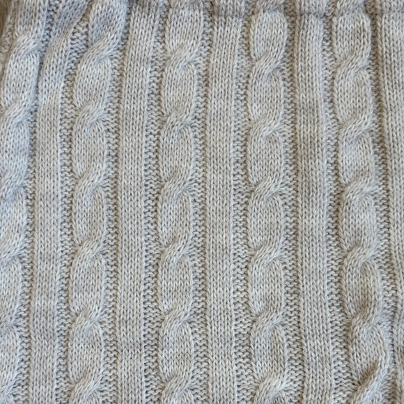 Cable Knit Crop Top and High Waisted Skirt Set - Picture 3 of 3